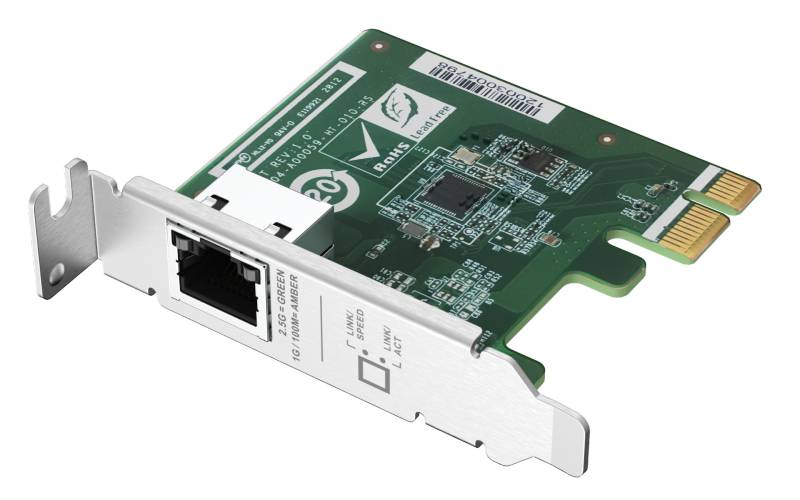 Rca Informatique - image du produit : 1 PORT 2.5GBE 4-SPEED NW CARD ..