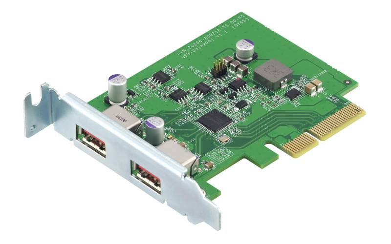 Rca Informatique - image du produit : 2-PORT PCIE EXPANSION CARD USB 3.2 GEN 2.