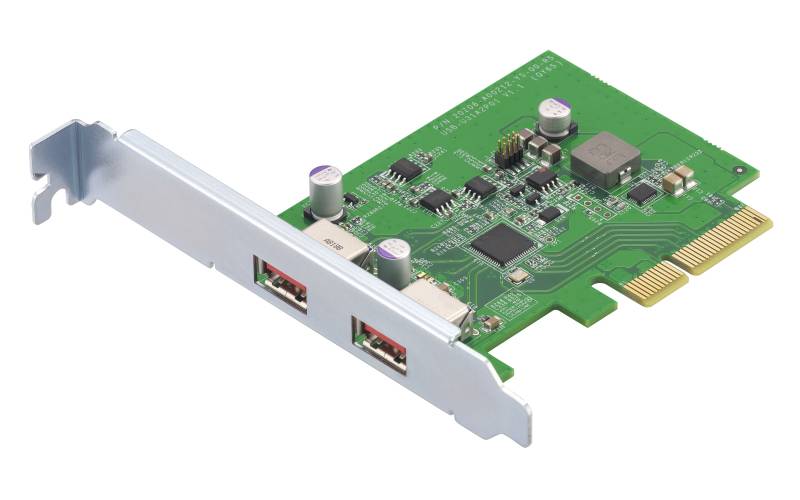 Rca Informatique - image du produit : 2-PORT PCIE EXPANSION CARD USB 3.2 GEN 2.