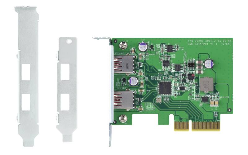 Rca Informatique - image du produit : 2-PORT PCIE EXPANSION CARD USB 3.2 GEN 2.