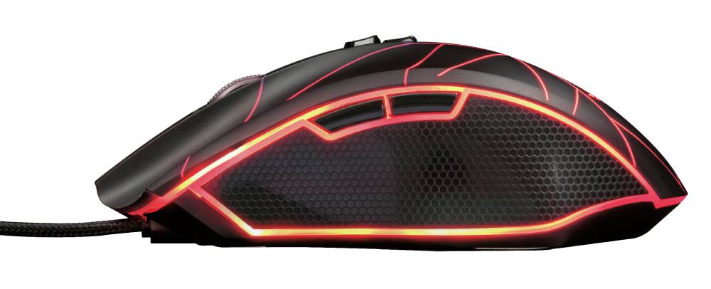 Rca Informatique - image du produit : TURE RGB WIRED GAMING MOUSE GXT160 BQ 30