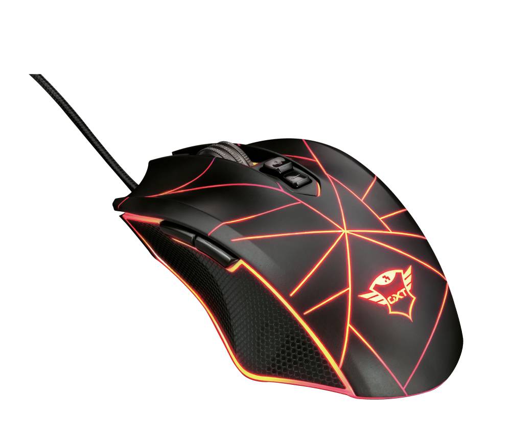 Rca Informatique - image du produit : TURE RGB WIRED GAMING MOUSE GXT160 BQ 30