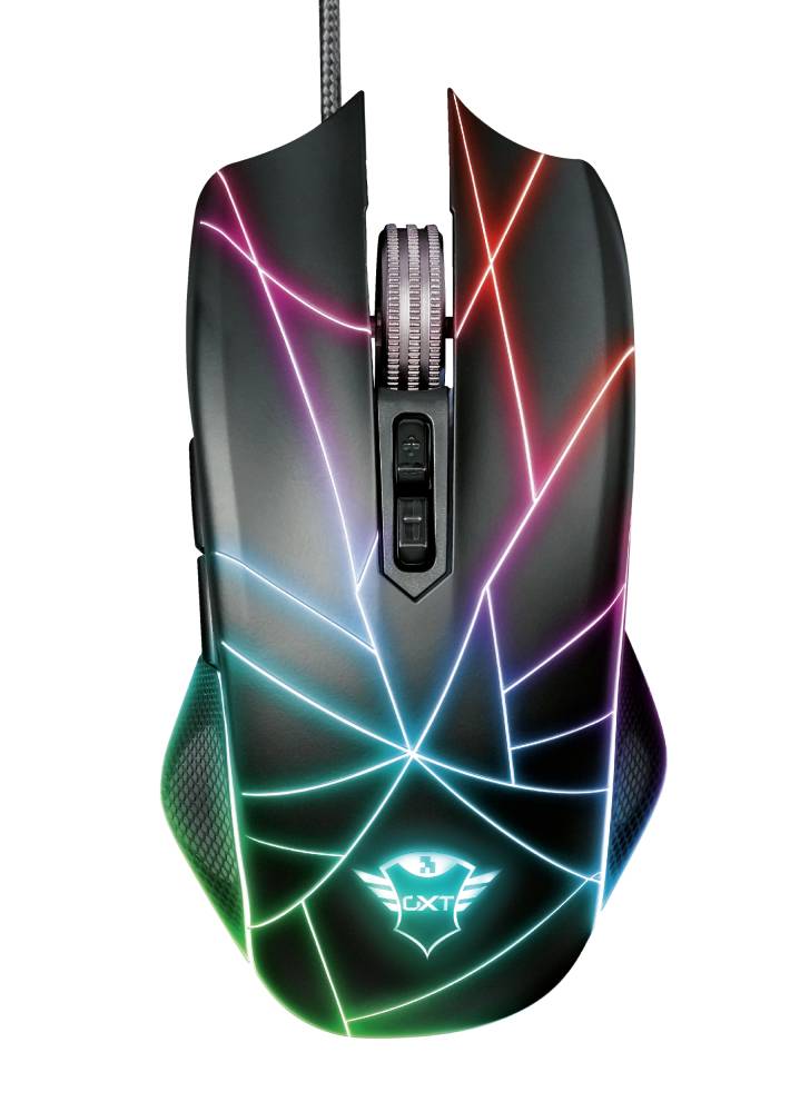 Rca Informatique - image du produit : TURE RGB WIRED GAMING MOUSE GXT160 BQ 30