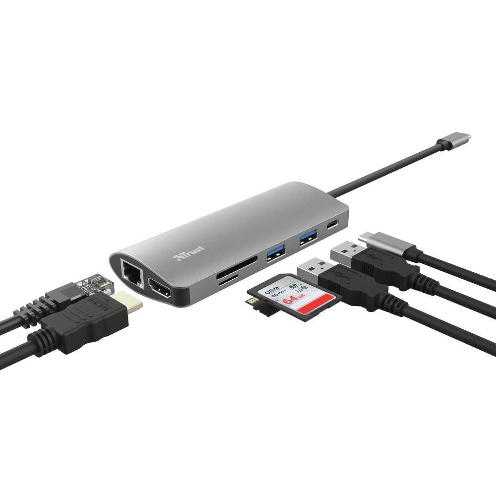 Rca Informatique - image du produit : DALYX 7-IN-1 USB-C ADAPTER BQ 40