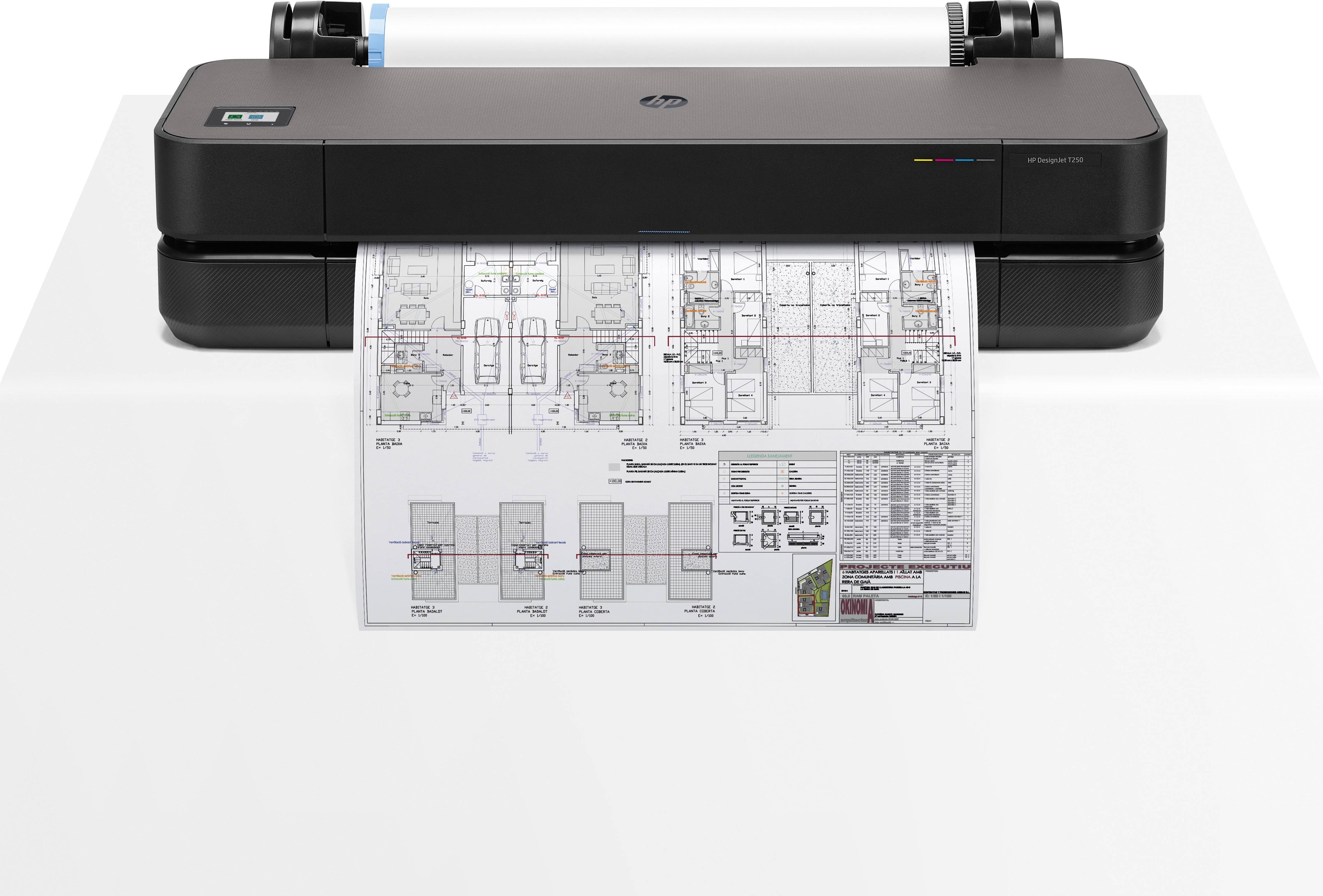 Rca Informatique - image du produit : HP DESIGNJET T250 DE 24 POUCES (61 CM/A1)