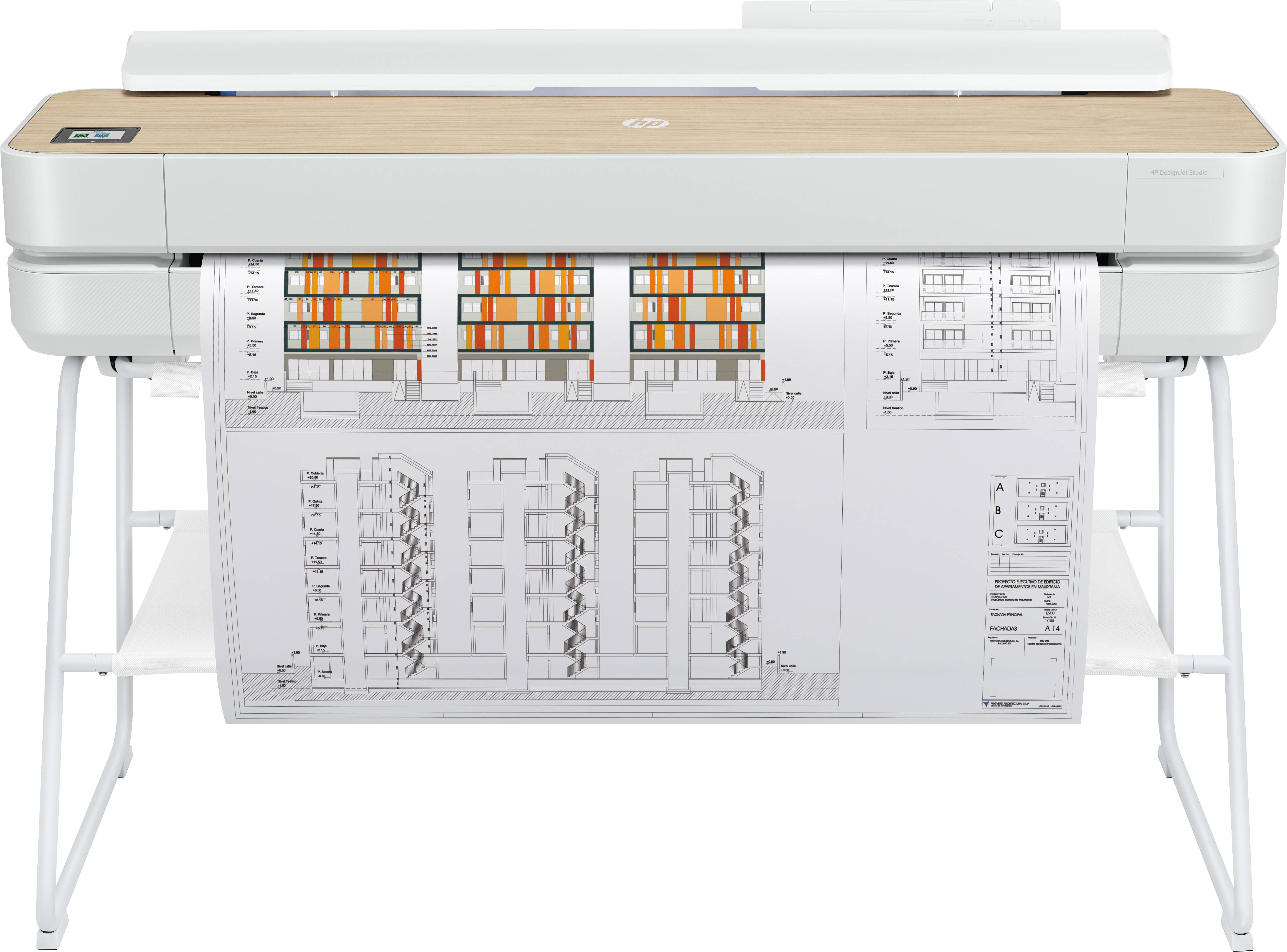 Rca Informatique - image du produit : HP DESIGNJET STUDIO 36 POUCES (91 CM/A0) FINITION BOIS