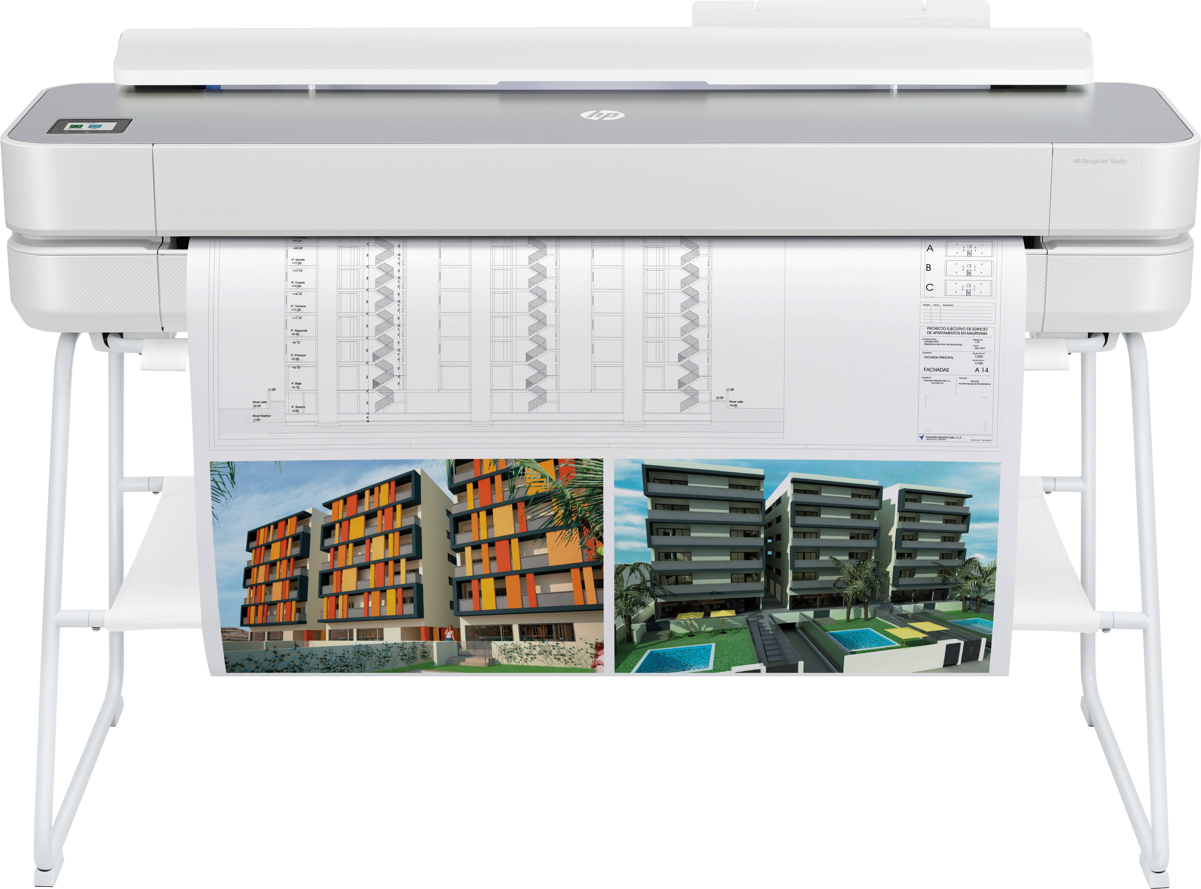 Rca Informatique - image du produit : HP DESIGNJET STUDIO 36 POUCES (91 CM/A0) FINITION METAL