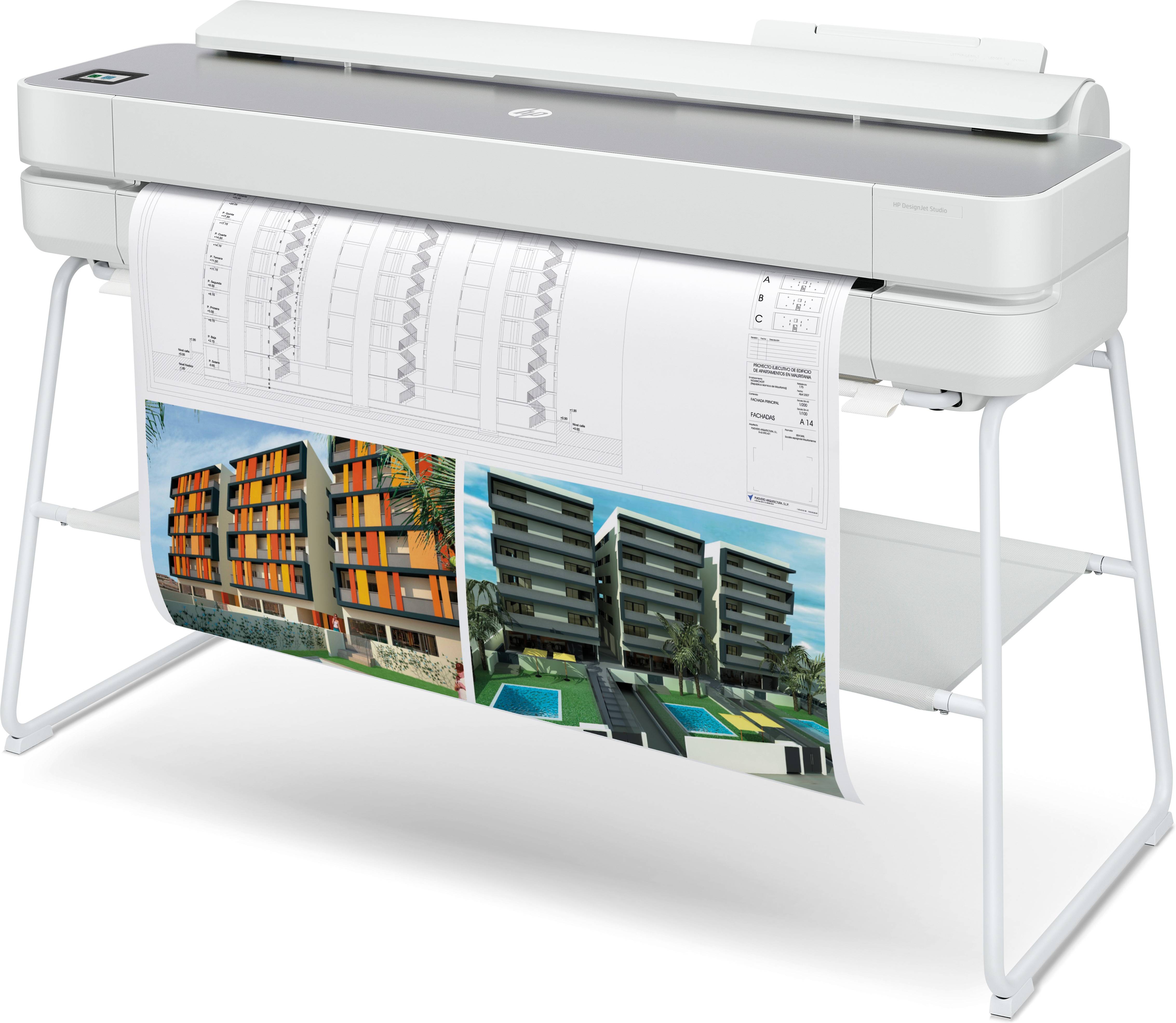 Rca Informatique - image du produit : HP DESIGNJET STUDIO 36 POUCES (91 CM/A0) FINITION METAL