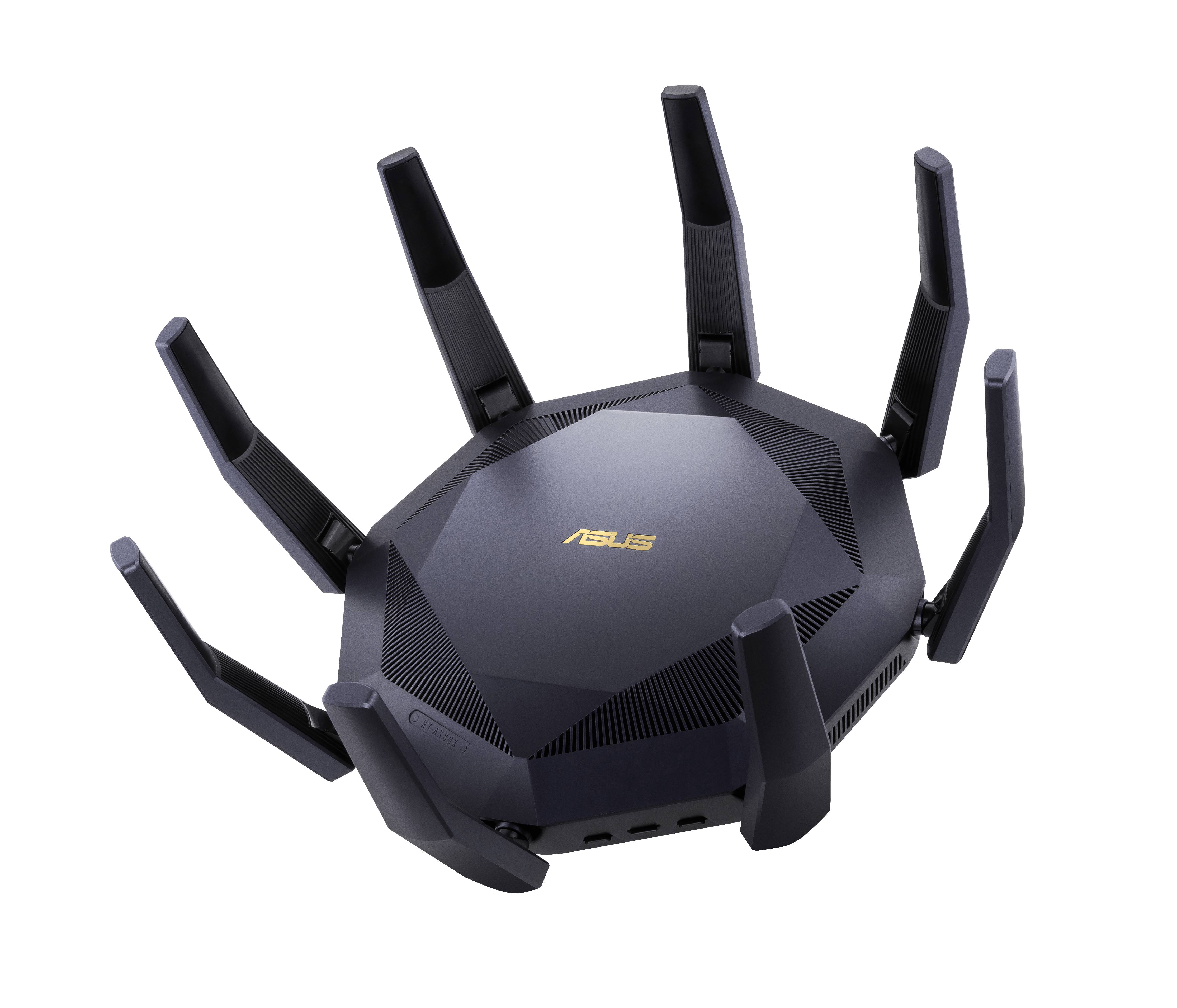 Rca Informatique - image du produit : RT-AX89X AX6000 AIMESH WLAN ROUTER 802.11AC BLACK