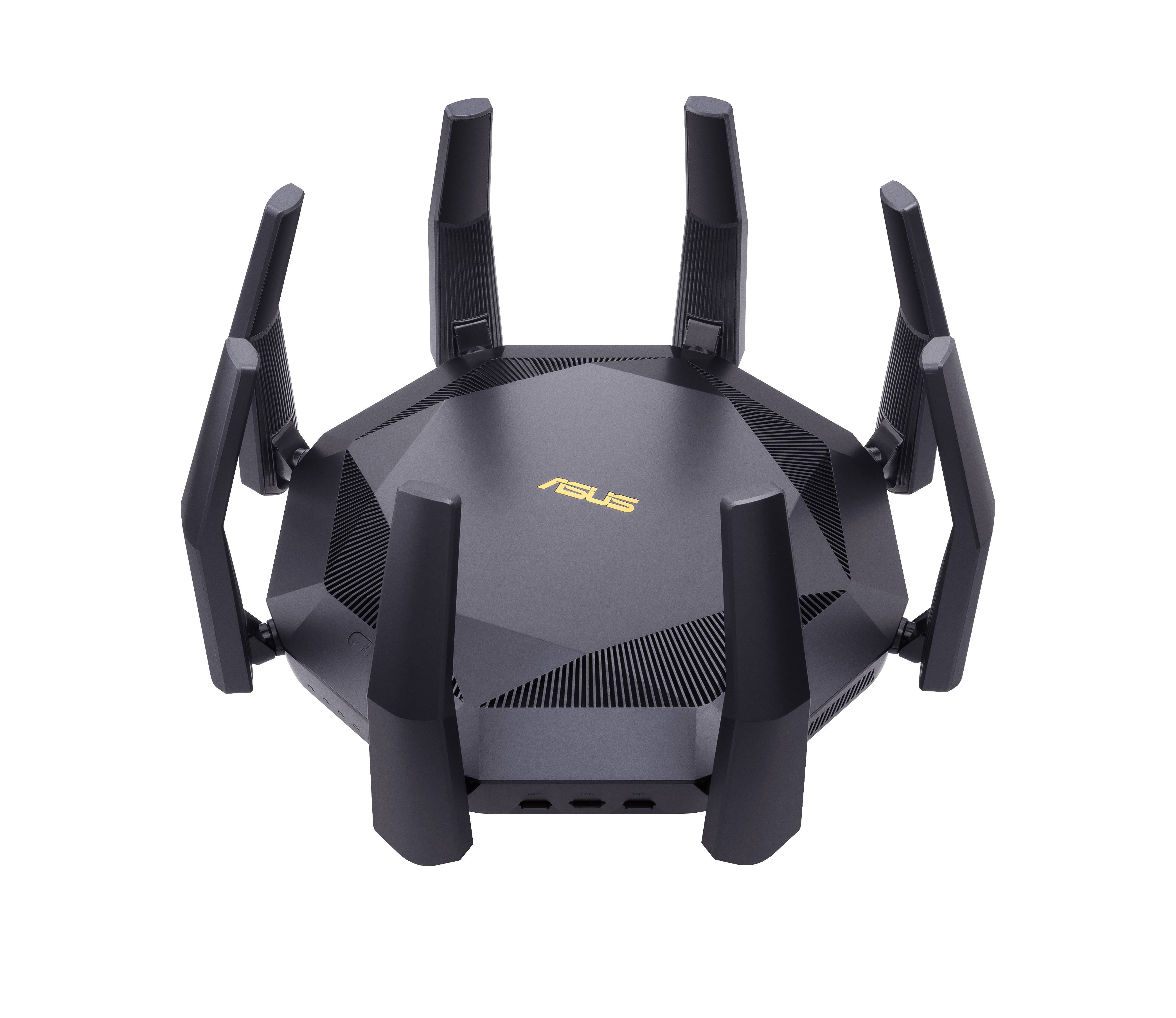 Rca Informatique - image du produit : RT-AX89X AX6000 AIMESH WLAN ROUTER 802.11AC BLACK