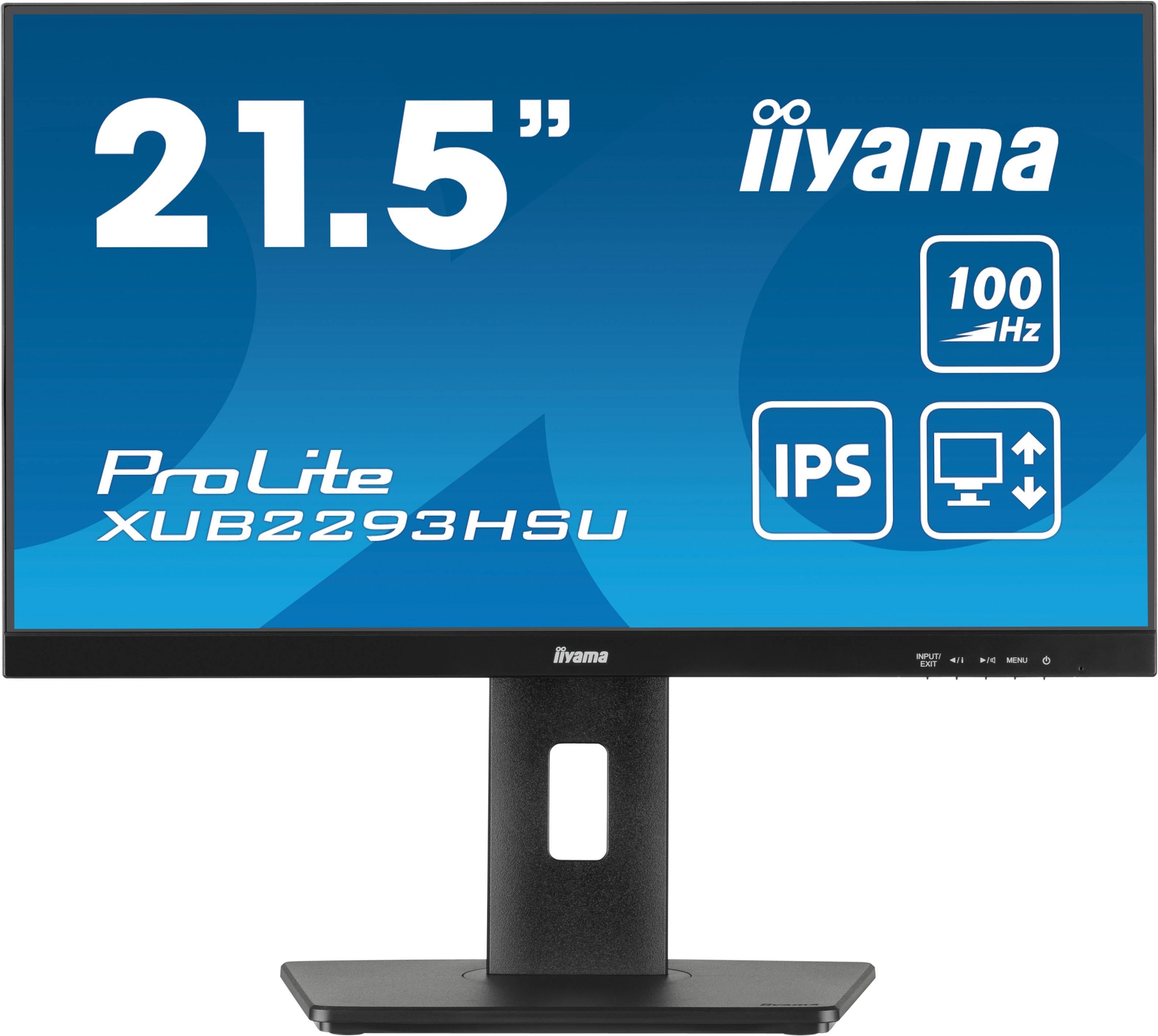 Rca Informatique - image du produit : XUB2293HSU-B6 21.5IN IPS FHD 250CD/HDMI/DP/2USB/HAS