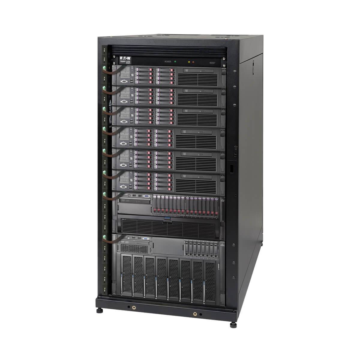 Rca Informatique - image du produit : 25U RACK ENCLOSURE CABINET .