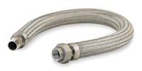 Rca Informatique - image du produit : 6FT STAINLESS FLEX PIPE KIT 1IN MPT TO 1IN FPT UNION