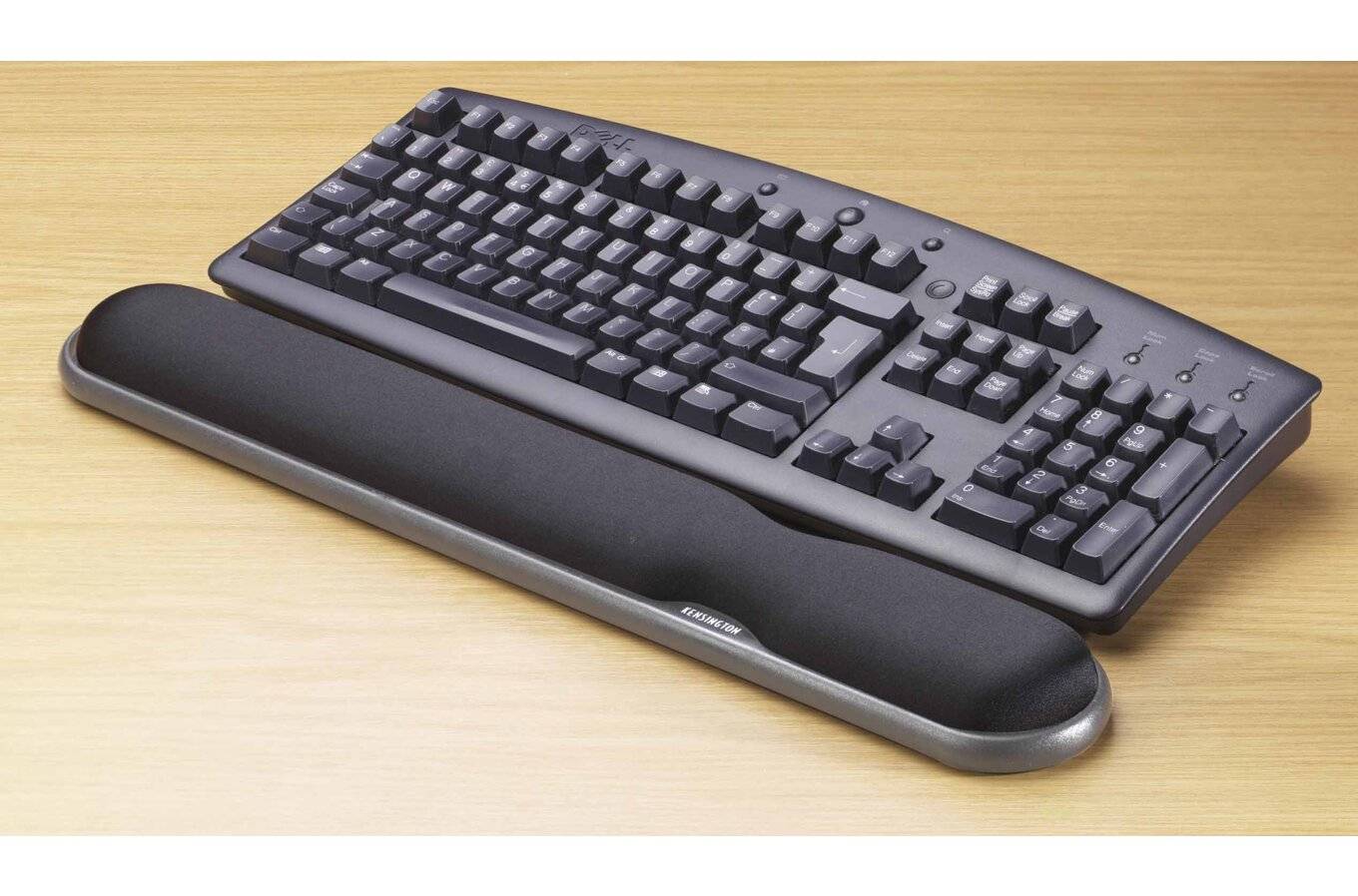 Rca Informatique - image du produit : REPOSE POIGNETS POUR CLAVIER HEIGHT ADJ GEL NOIR