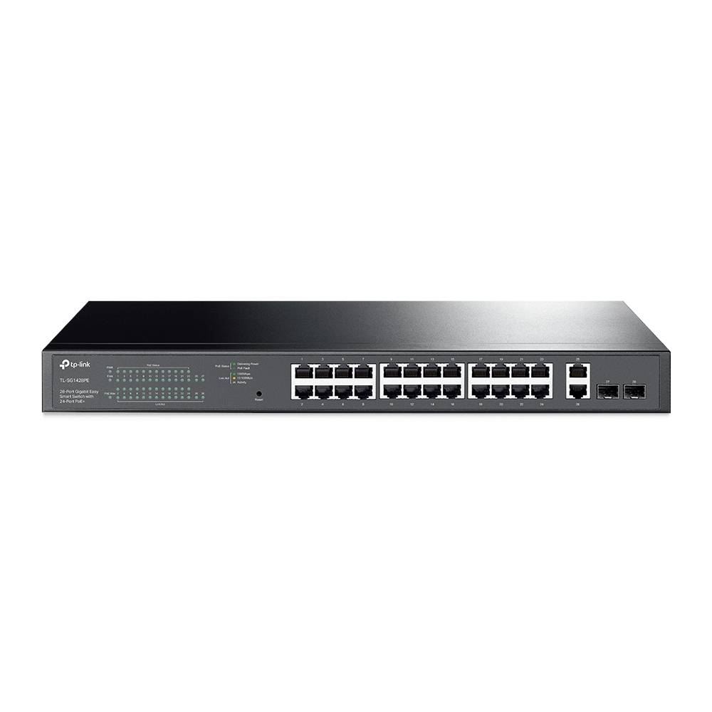 Rca Informatique - Image du produit : 28-PORT GIGABIT EASY SMART SWITCH WITH 24X GIGABIT POE+