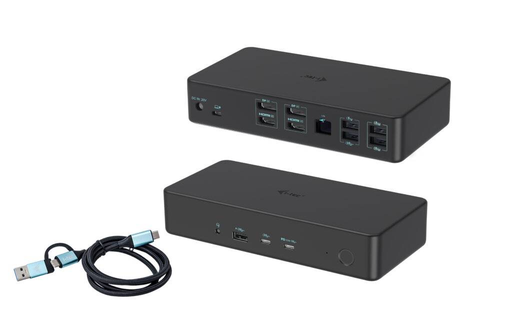 Rca Informatique - image du produit : USB 3.0/USB-C/TB 3 PRO DUAL 4K DISPLAY DOCKING STATION GEN2 PD