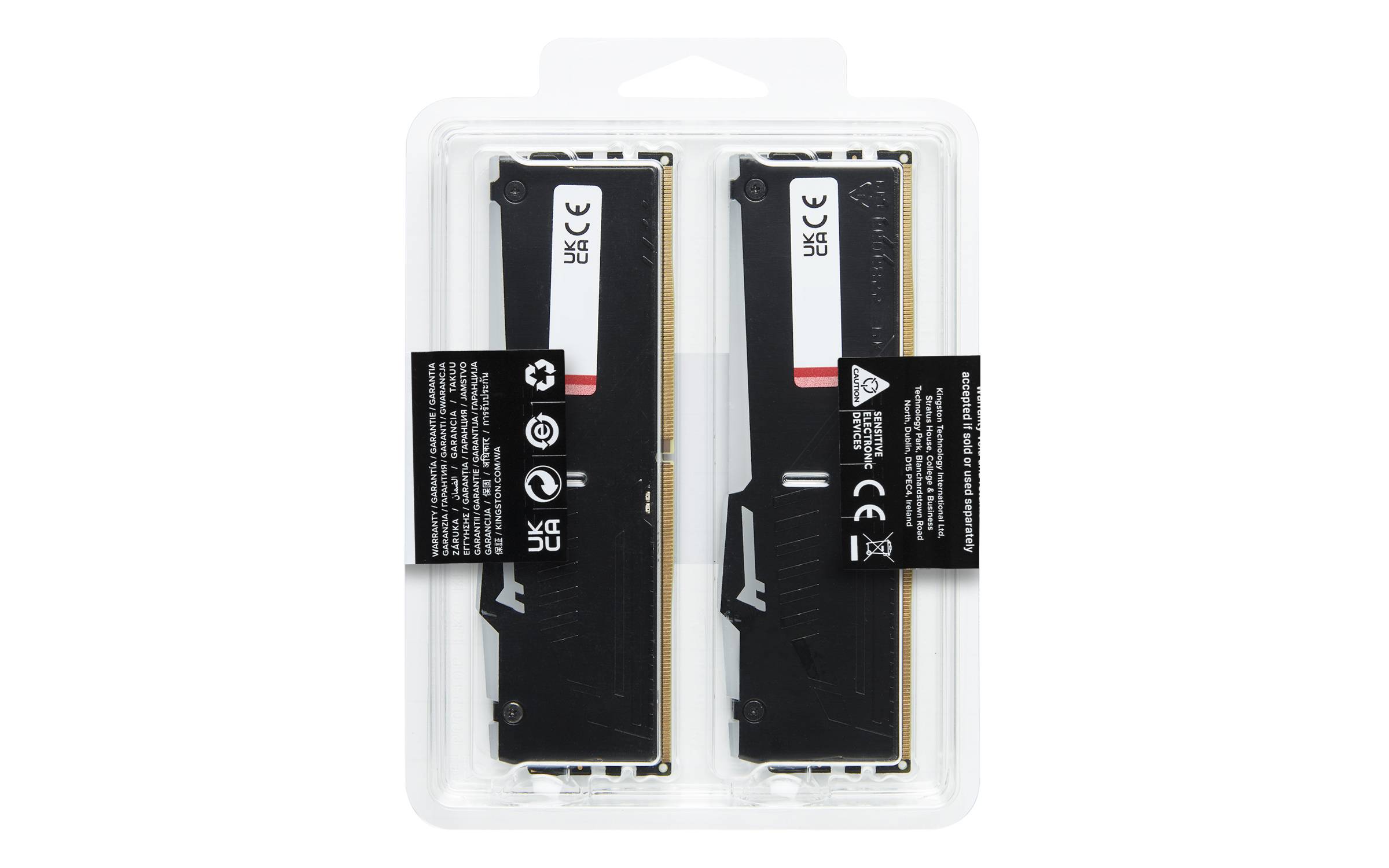 Rca Informatique - image du produit : 32GB DDR5-4800MT/S CL38 DIMM (KIT OF 2) FURY BEAST RGB