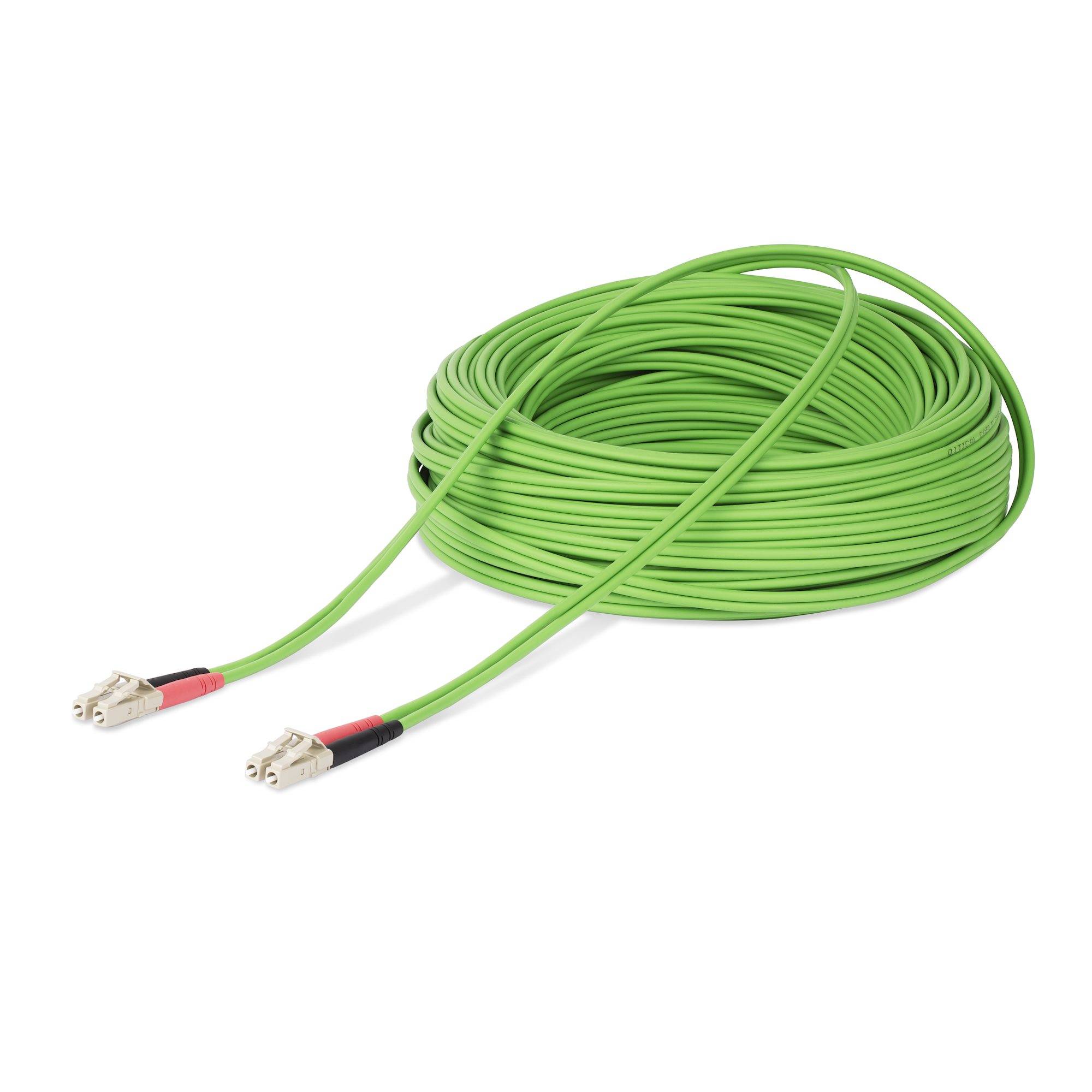 Rca Informatique - image du produit : OM5 LC/LC MULTIMODE FIBRE CABLE LOMMF/SWDM/100G - 50/125