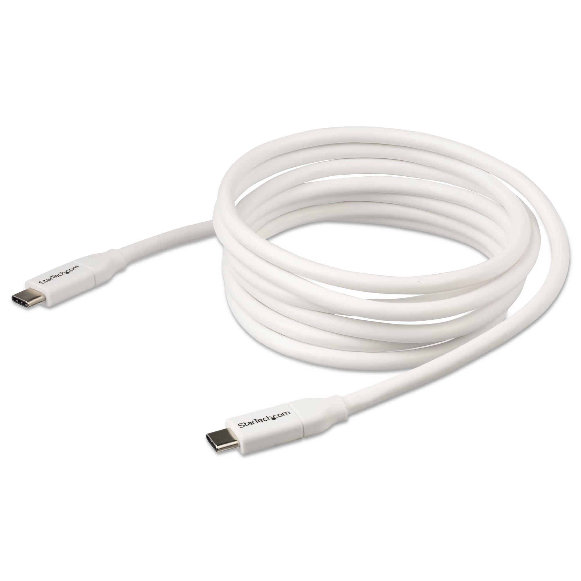 Rca Informatique - image du produit : 2M USB TYPE C CABLE WITH 5A PD - USB 2.0 - USB-IF CERTIFIED