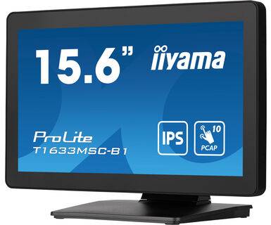 Rca Informatique - image du produit : T1633MSC-B1 15.6IN CAP TOUCH IPS/FHD/450CD/HDMI/DP/2USB HUB