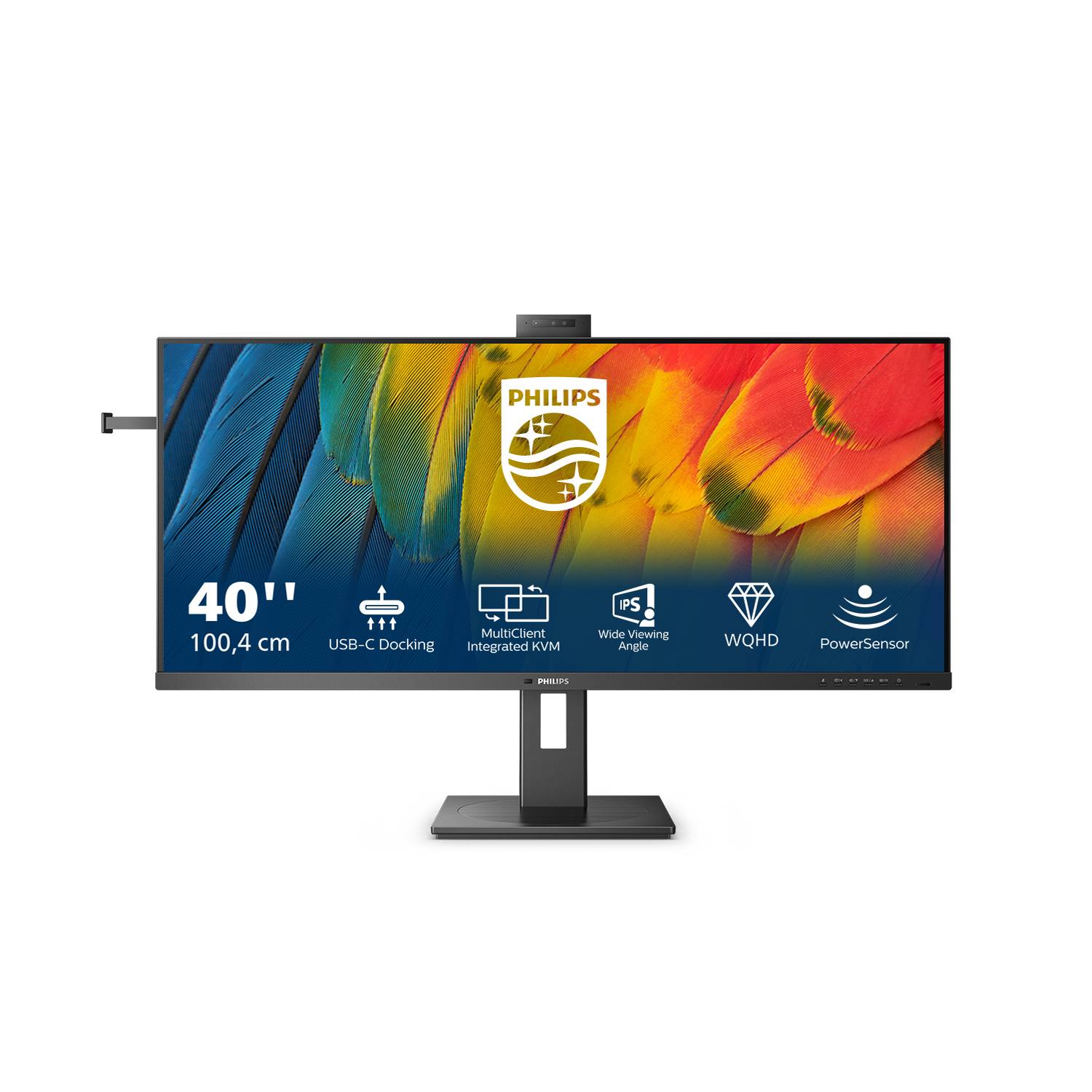 Rca Informatique - image du produit : 40B1U5601H/00 40IN IPS WQHD 300CD/HDMI/DP/4USB/2USB-C