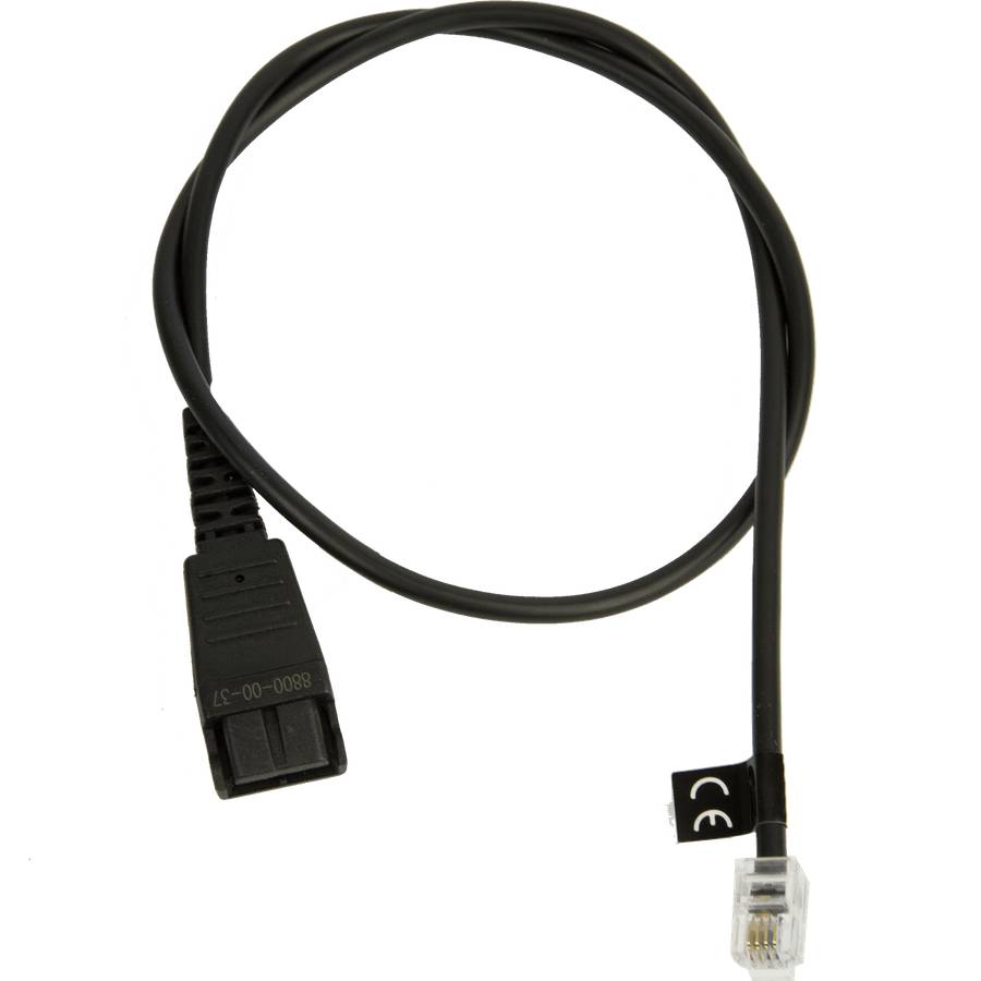 Rca Informatique - image du produit : QD CORD STRAIGHT RJ11 PLUG .