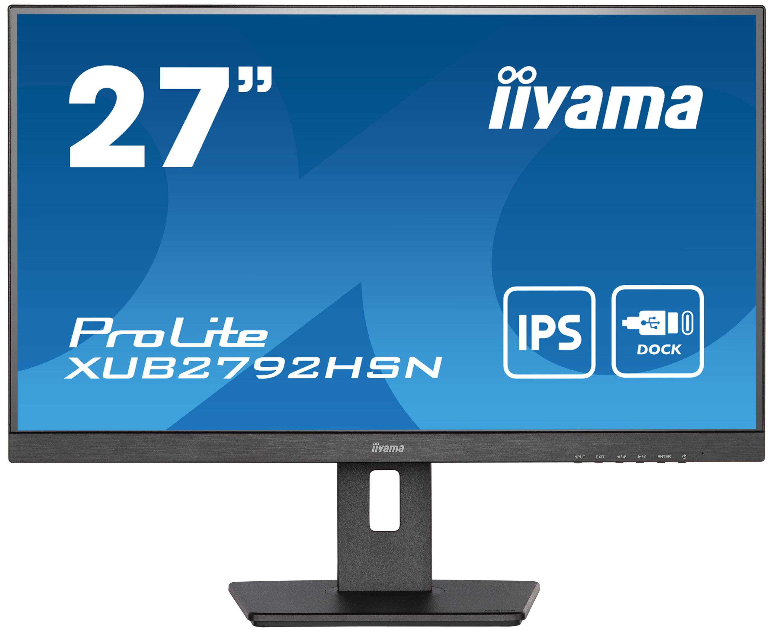 Rca Informatique - Image du produit : XUB2792HSN-B5 27IN IPS FHD 250CD/4MS/HDMI/DP/USB-C/2USB HUB