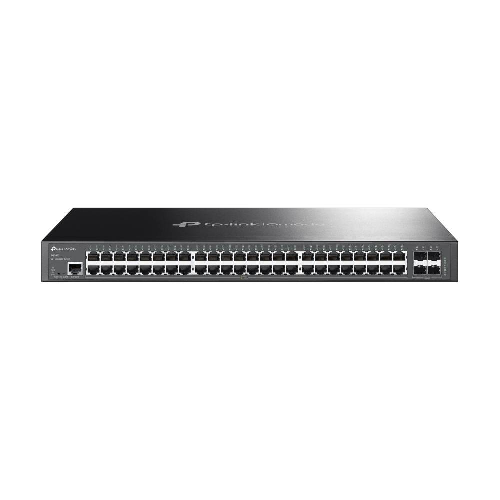 Rca Informatique - Image du produit : 48-PORT GIGABIT MANAGED SWITCH WITH 4 GIGABIT SFP SLOTS