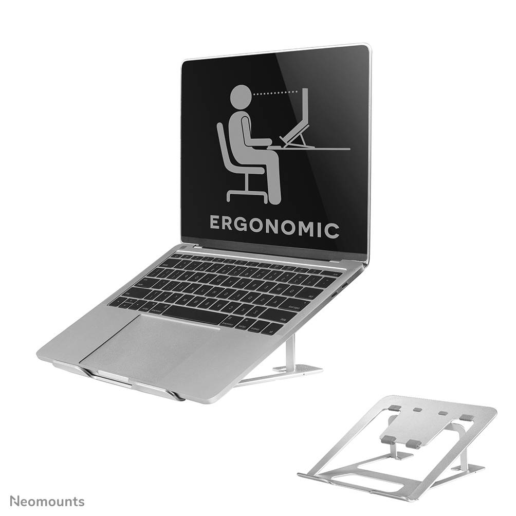 Rca Informatique - Image du produit : NOTEBOOK DESK STAND SILVER