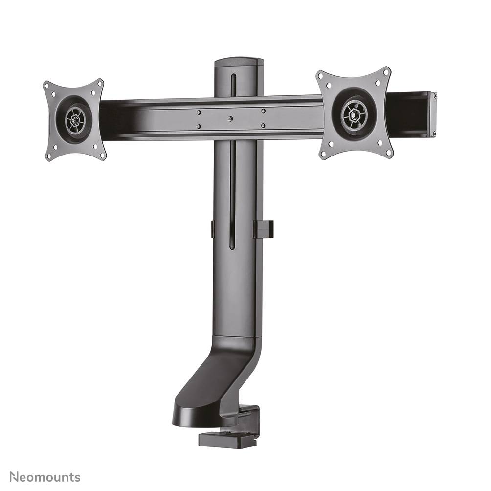 Rca Informatique - image du produit : DESK MOUNT DUAL 19-27IN BLACK CLAMP/GROMMET 75X75TO100X100