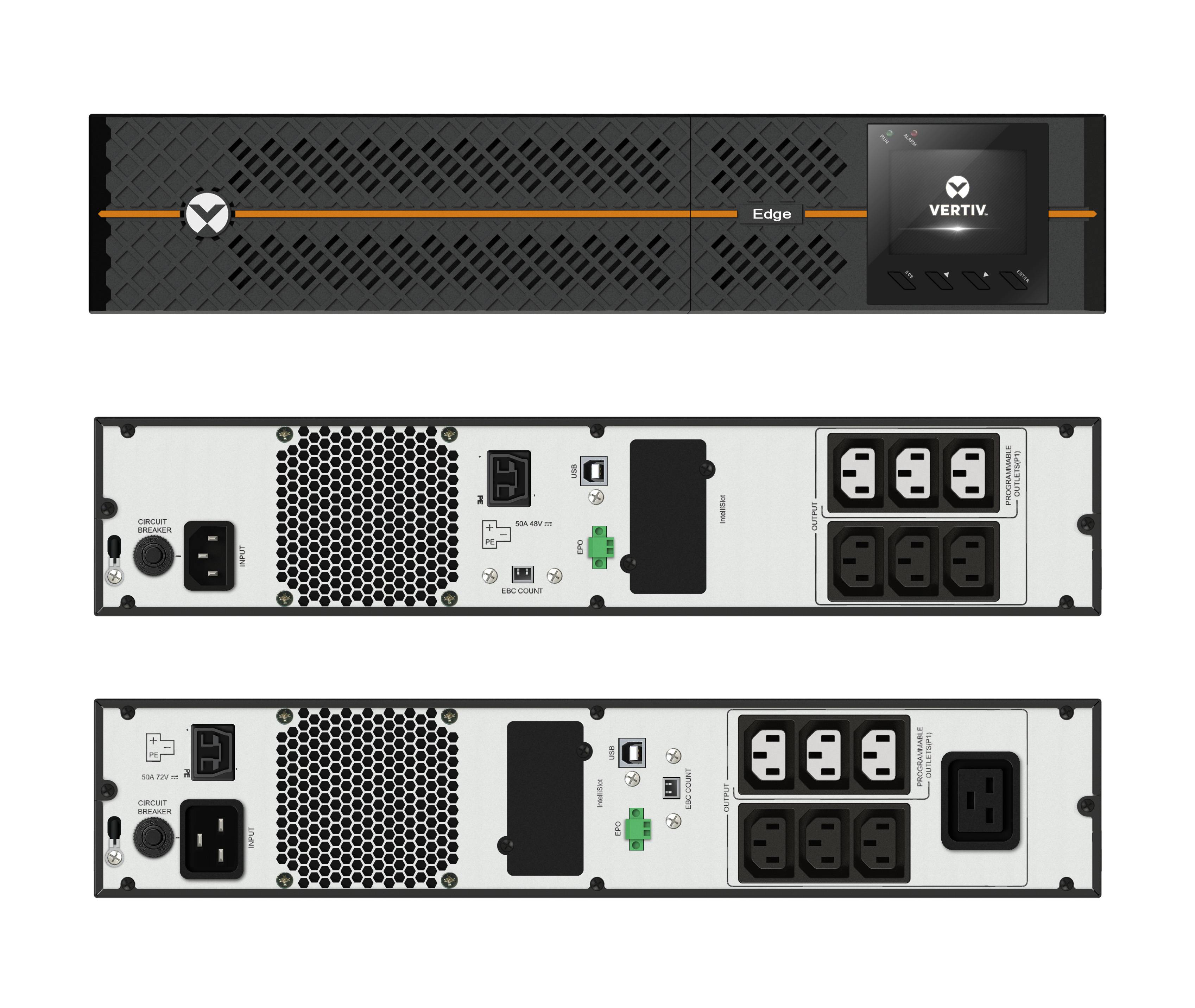 Rca Informatique - image du produit : EDGE UPS UPS 2.2KVA 230V 2U RACK/TOWER