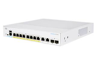 Rca Informatique - Image du produit : CBS350 MANAGED 8-PORT GE FULL POE EXT PS 2X1G COMBO