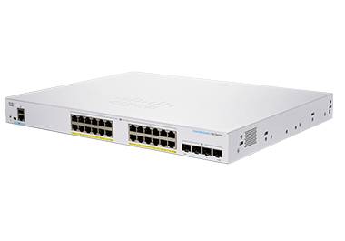 Rca Informatique - Image du produit : CBS350 MANAGED 24-PORT GE POE 4X1G SFP