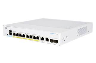 Rca Informatique - Image du produit : CBS350 MANAGED 8-PORT GE POE EXT PS 2X1G COMBO