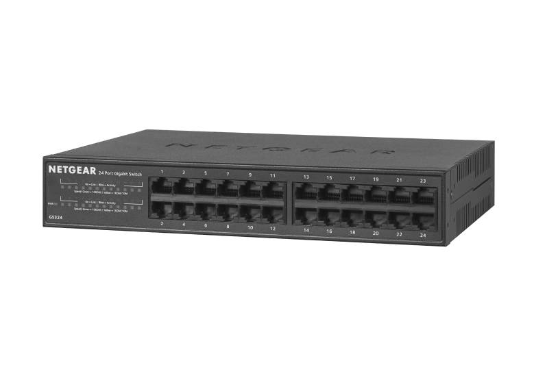 Rca Informatique - Image du produit : 24-PORT GE UNMANAGED SWITCH GS324