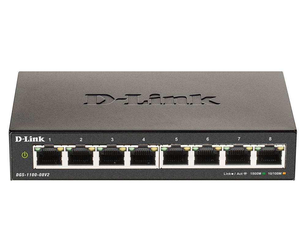 Rca Informatique - Image du produit : 8-PORT SMART GIGABIT SWITCH LAYER2