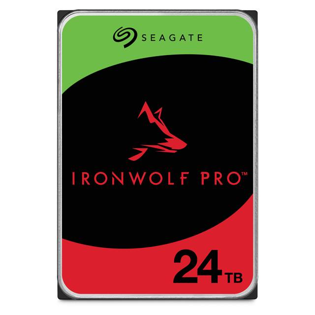 Rca Informatique - image du produit : IRONWOLF PRO 24TB SATA 3.5IN 7200RPM ENTERPRISE NAS