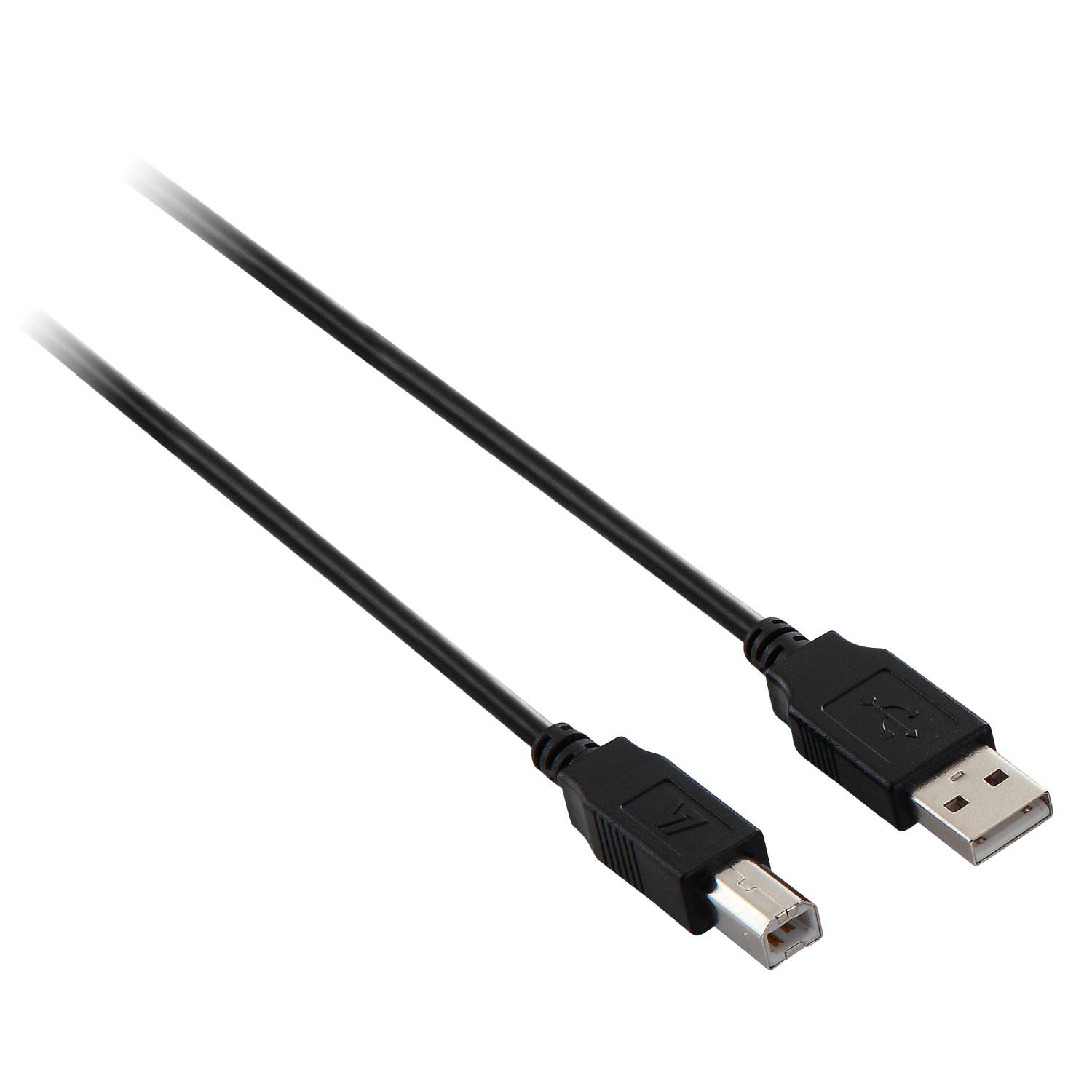Rca Informatique - Image du produit : USB2.0 A TO B CABLE 3M BLACK DATA CABLE 480MBPS PERIPHERALS