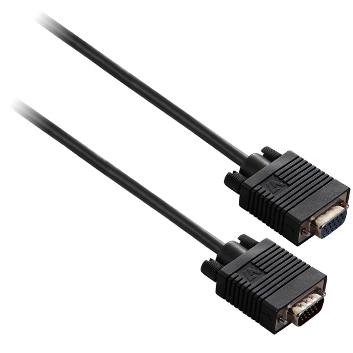 Rca Informatique - Image du produit : VGA EXTENSION CABLE 3M 10FT BLK HDDB15 VGA EXTN CABLE 1080P FHD