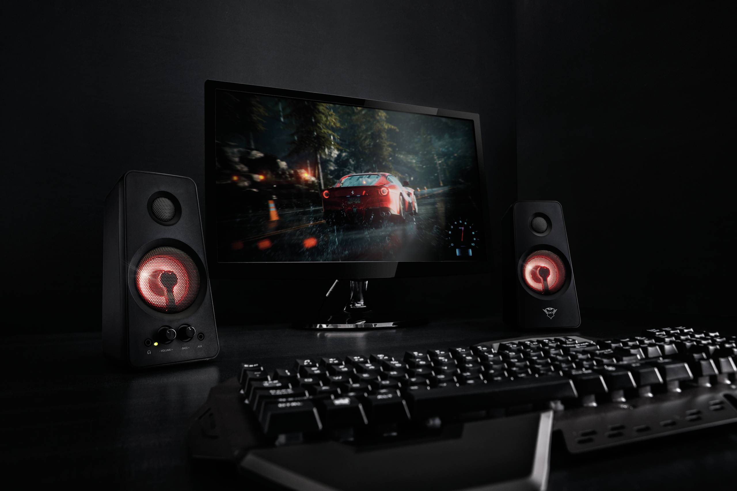 Rca Informatique - image du produit : GXT TYTAN 2.0 SPEAKER WITH LED BQ 4