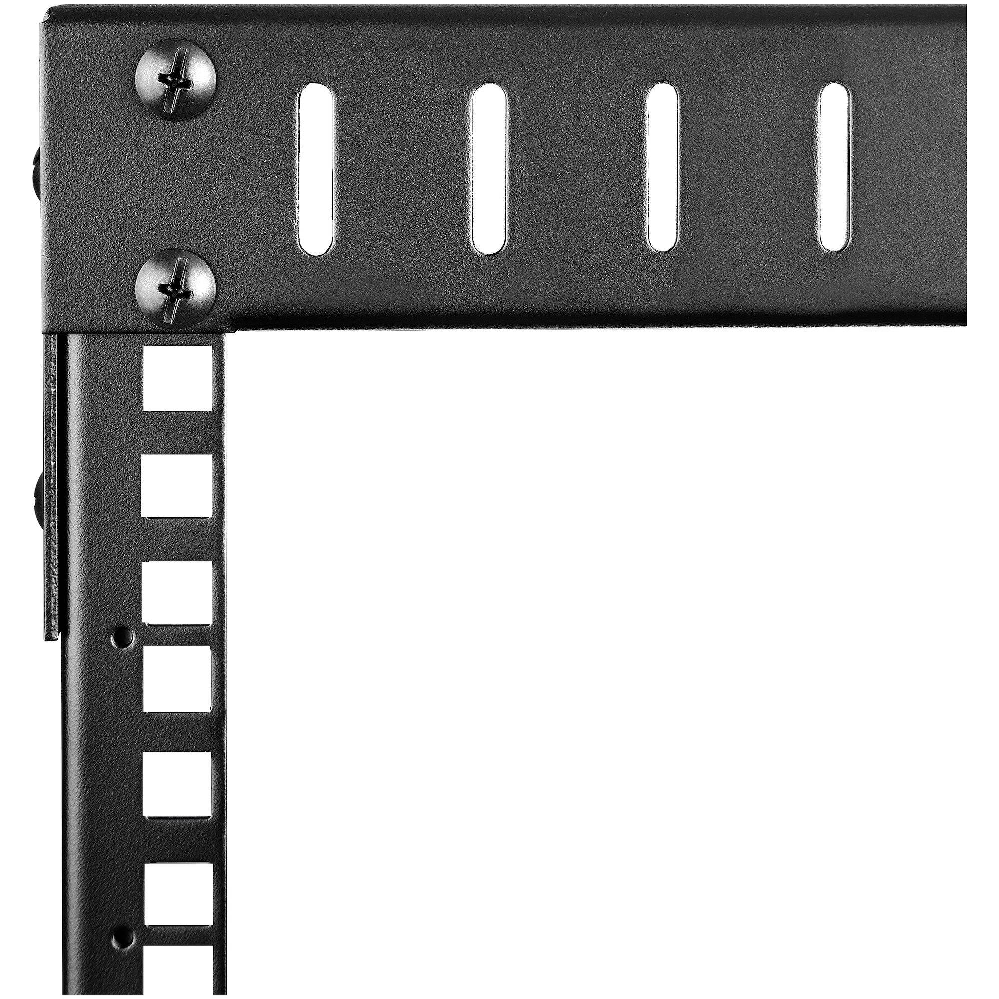 Rca Informatique - image du produit : 8U OPEN FRAME WALL MOUNT EQUIPMENT RACK - ADJUSTBL DEPTH