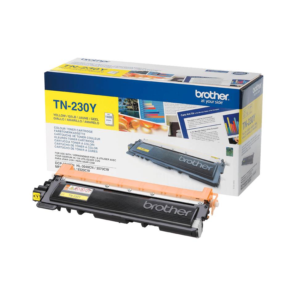 Rca Informatique - image du produit : TN-230Y TONER JAUNE 1400 PG F/ HL3040CN/3070CW MFC9120CN/932