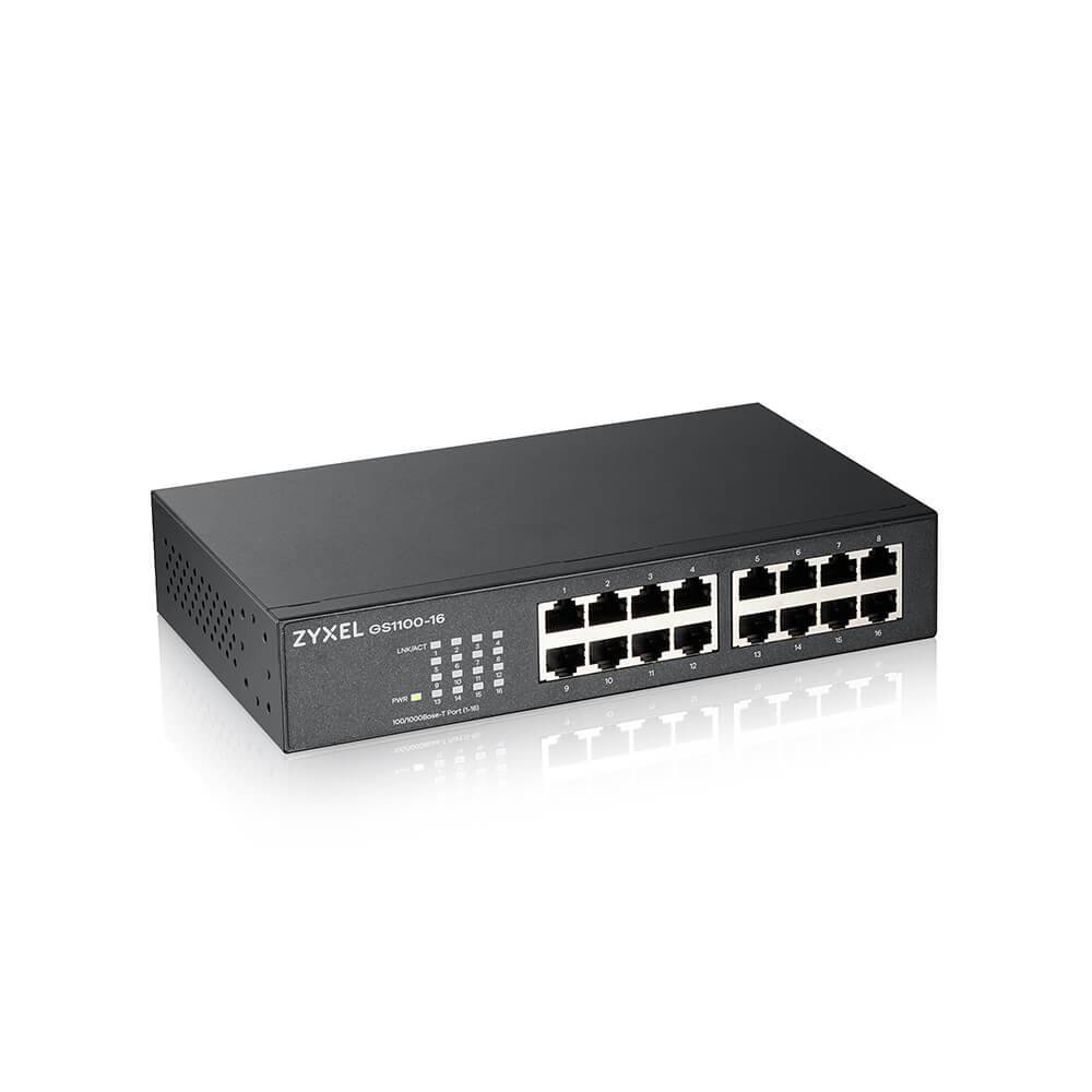 Rca Informatique - image du produit : GS1100-16 V3 16-PORT GIG SWITCH UNMANAGED