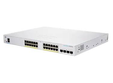 Rca Informatique - Image du produit : CBS250 SMART 24-PORT GE FULL POE 4X10G SFP+