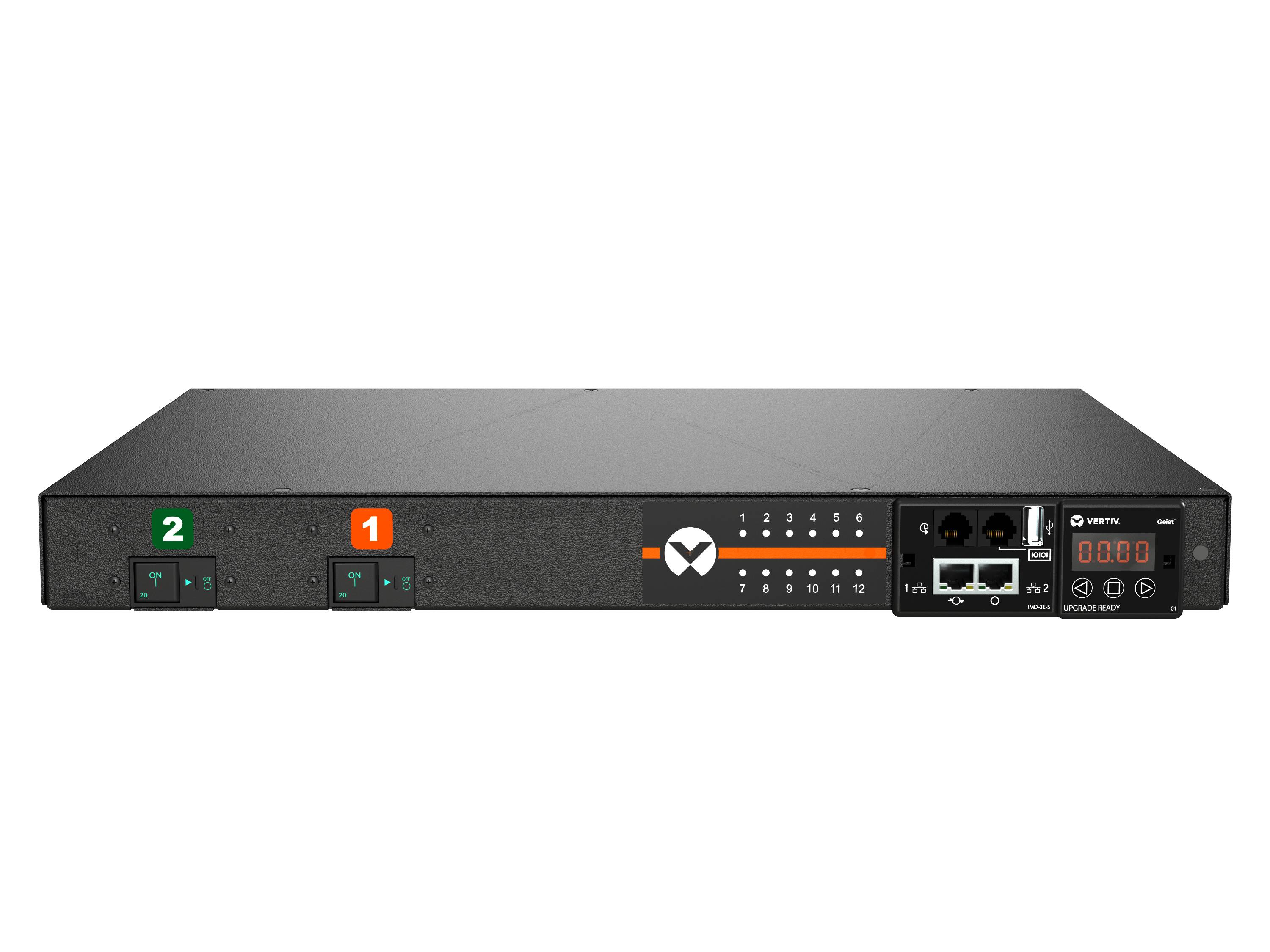 Rca Informatique - image du produit : GEIST RACK PDU SWITCHED UNIT LEVEL EC 1U INPUT IEC 60309