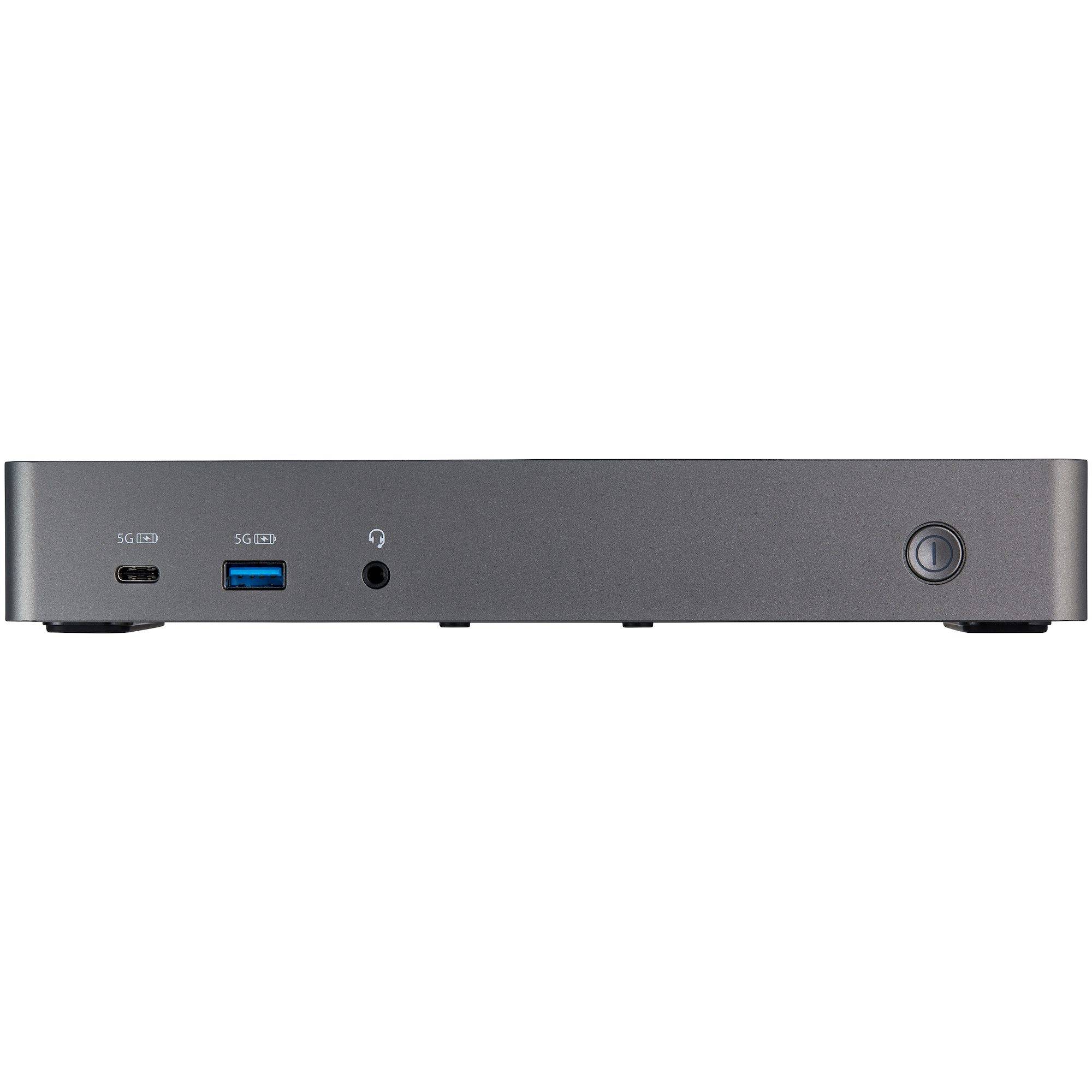 Rca Informatique - image du produit : HYBRID USB-C AND USB-A DOCK TRIPLE 4K 60HZ DP/HDMI - 85W PD