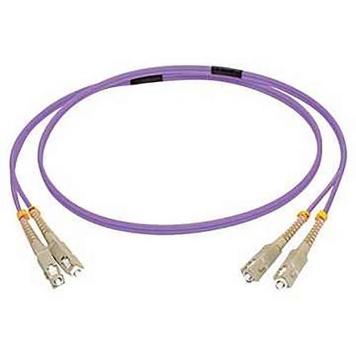 Rca Informatique - Image du produit : 1M SC/SC OM4 LSZH FIBRE PATCH - VIOLET