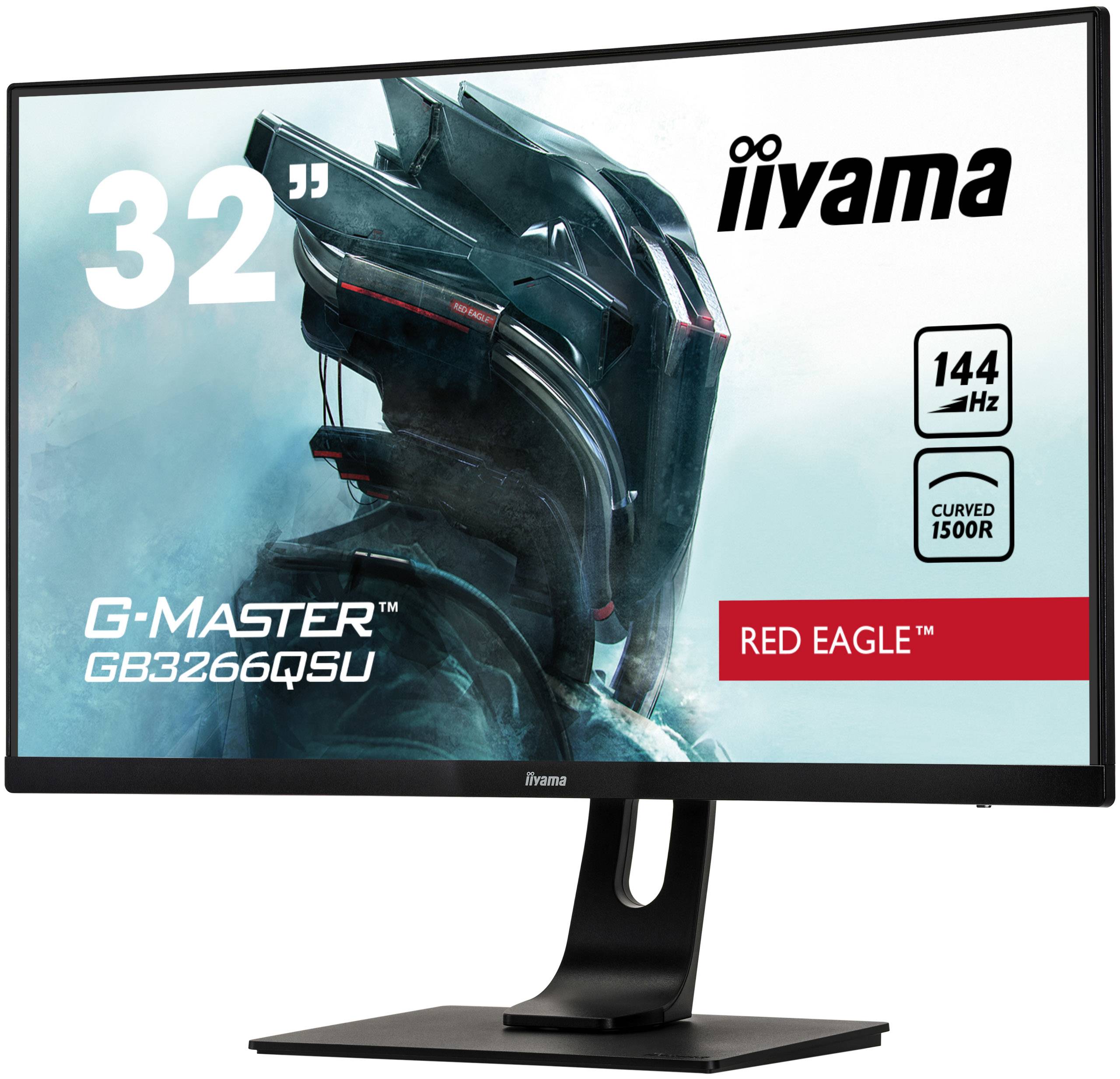 Rca Informatique - image du produit : GB3266QSU-B1 31.5IN CURV VA WQHD 144HZ 400CD/1MS/2HDMI/2DP/4