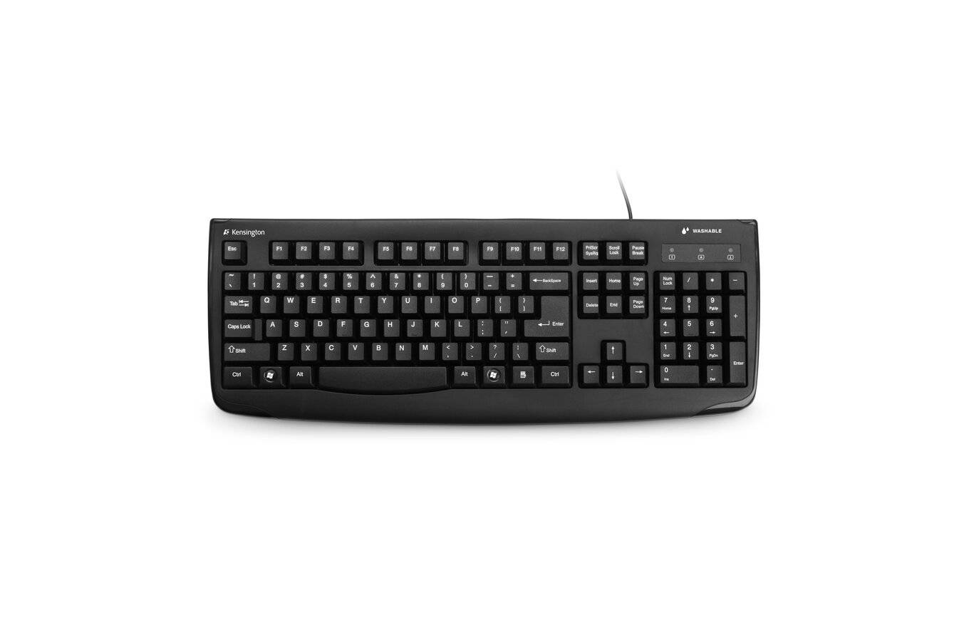 Rca Informatique - image du produit : PRO FIT WASHABLE KEYBOARD WIRED - WW