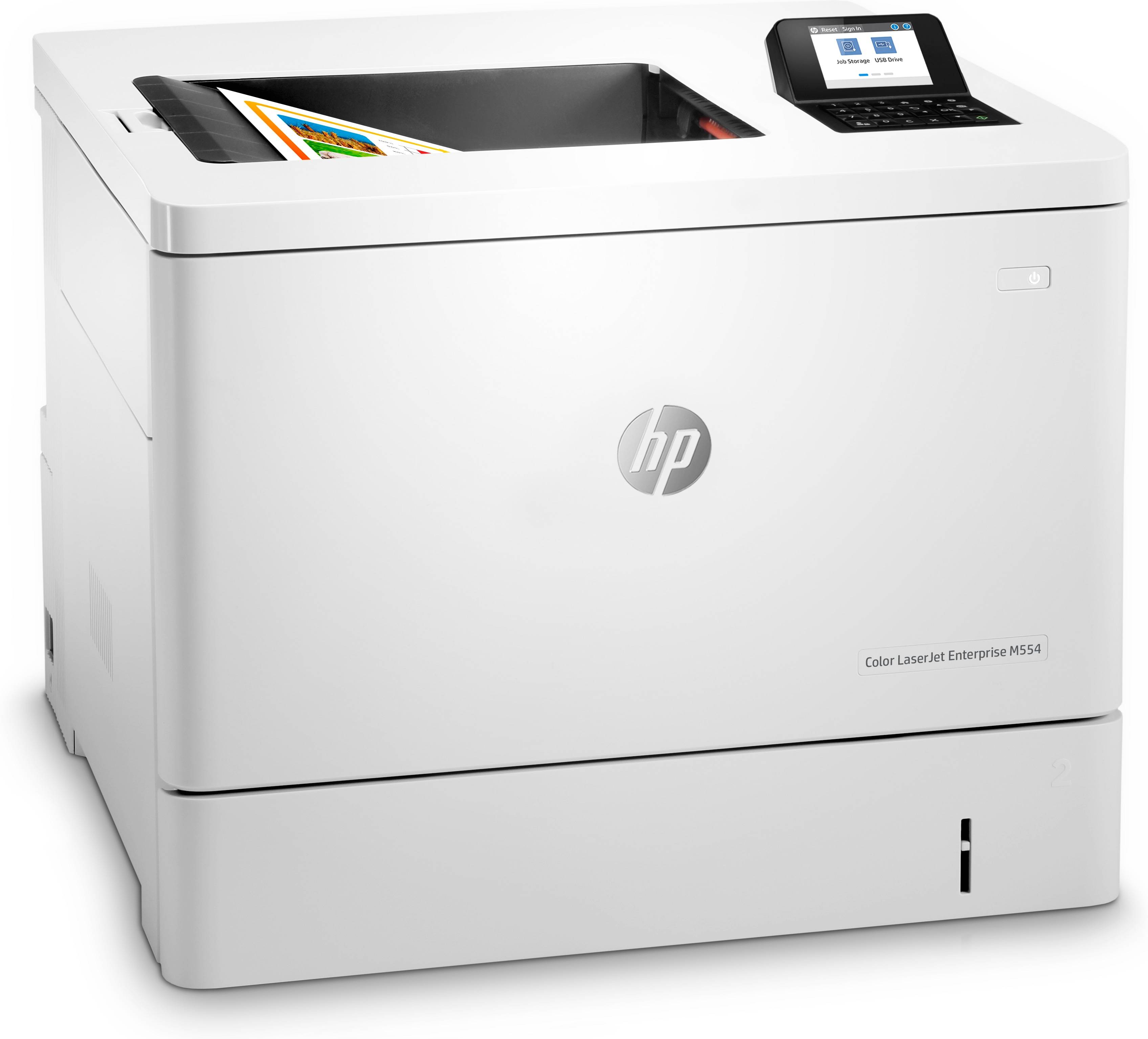 Rca Informatique - image du produit : LASERJET COLOR M554DN ENTERPRISE 38PPM A4